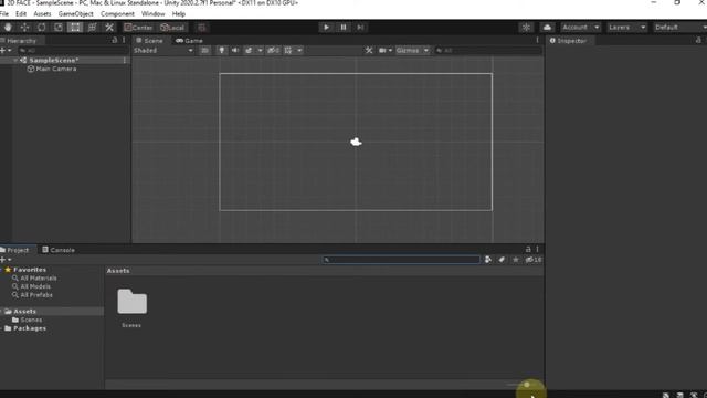 Изучение Интерфейса Unity