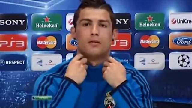Криштиано Роналду говорит по русски! смотреть онлайн