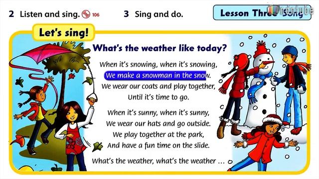 FAMILY AND FRIENDS 2 UNIT 10 Lesson 3 Song смотреть онлайн