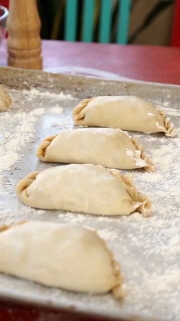 An Uncooked Empanadas on a Tray #shorts #amsr смотреть онлайн