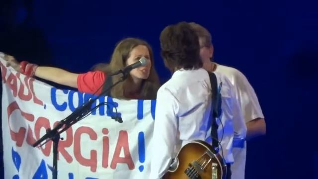 Paul McCartney Georgian FANs Ziggodome Amsterdam 07 06 2015 смотреть онлайн