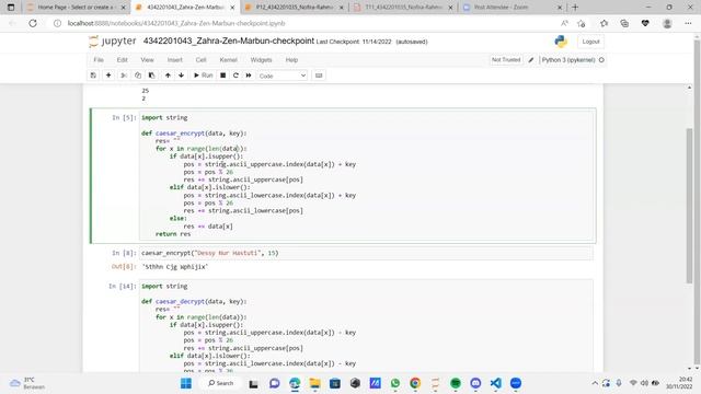 Program Kriptografi Caesar Chiper Menggunakan Python смотреть онлайн