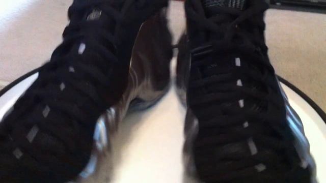 NIKE Foamposite One - Metallic Pewter / Black colorway смотреть онлайн