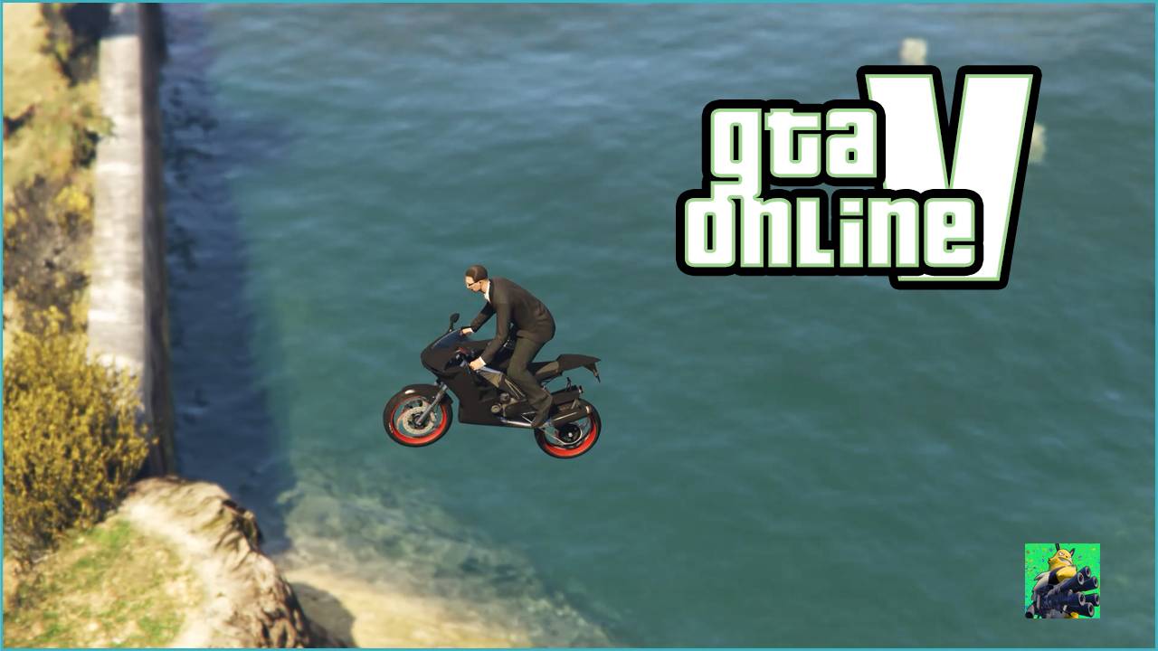 ГТА 5: Прыжки на мотоцикле через трамплины смотреть онлайн