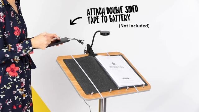 How to use our LED lamp with our menu stand (LP-BL-1 & MCS-115-TE) смотреть онлайн