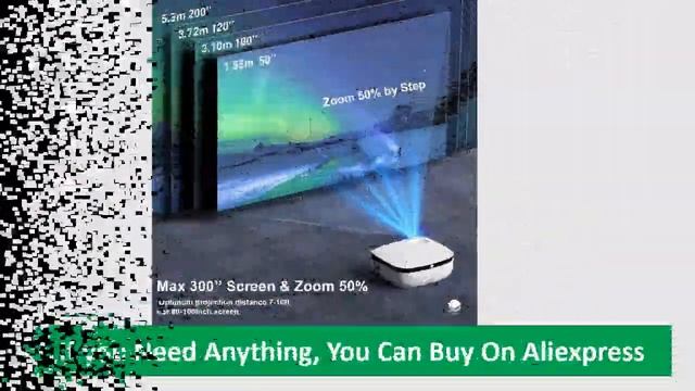 WIMIUS S25 MINI 6500 Lumens 1080P Projector смотреть онлайн