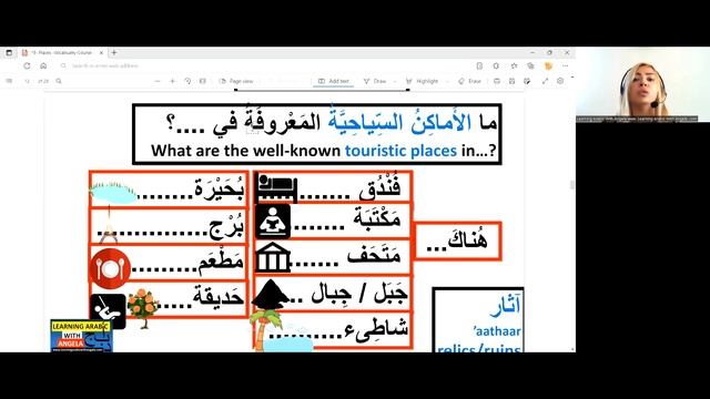 Names Of Places In Arabic -Top Arabic Vocabulary Course For Beginners - Learning Arabic With Angela