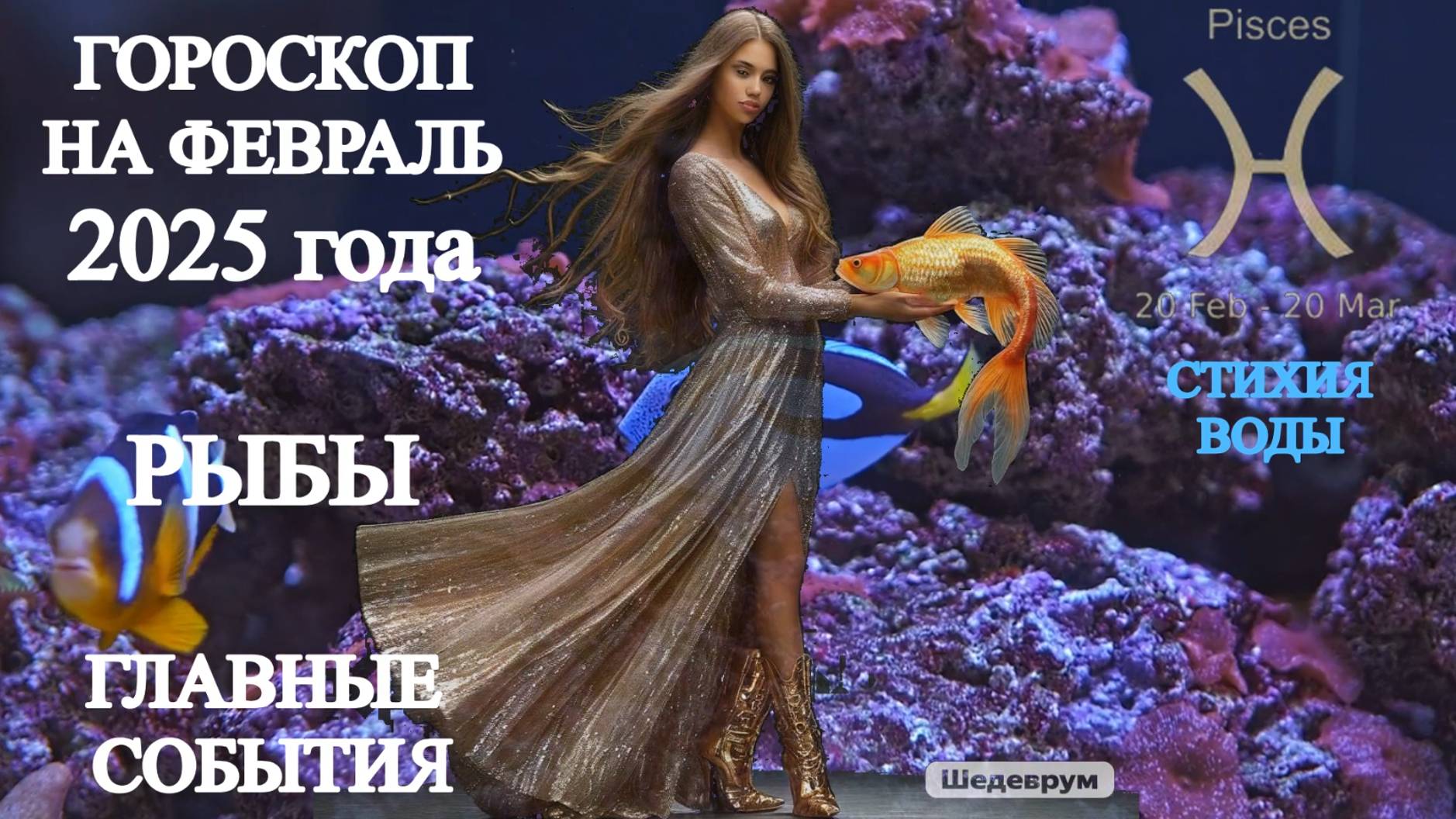 Гороскоп на февраль 2025 года. Рыбы. Главные события. смотреть онлайн