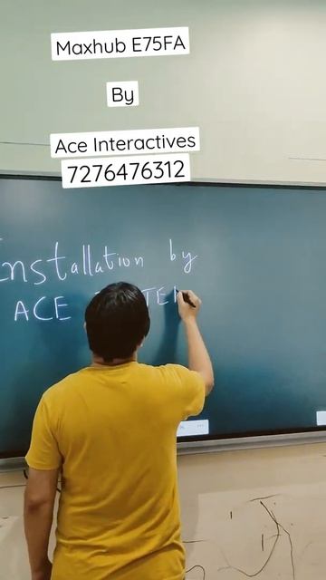 Smart Classroom setup for online teaching with digital smart board installation by Ace Interactives смотреть онлайн