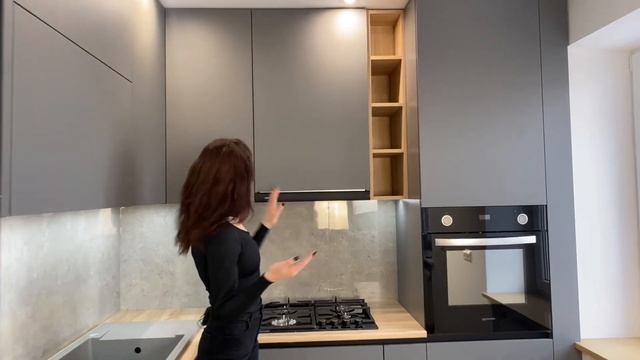 Кухня на замовлення. Фасади АГТ, фурнітура Blum. #ВашаМаша #Кухня #АГТ #BLUM #brosko смотреть онлайн