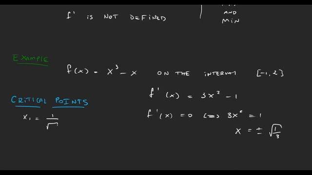 Maximums and Minimums | Critical points | Rolle's Theorem | Proofs