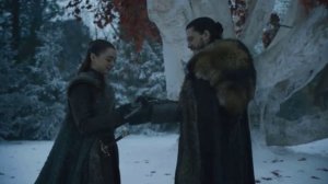 Игра Престолов: 8 сезон 1 серия - Встреча Арьи и Джона