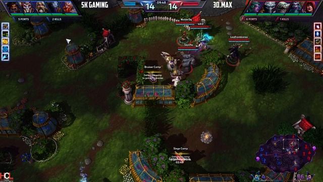 HCL: 3D.Max vs SK Gaming, game 2 смотреть онлайн