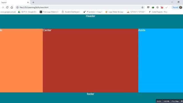Learning Skills Layout HTML in URDU( HTML && Css ) смотреть онлайн