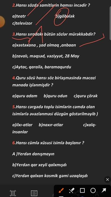 MONİTORİNQ 3-CÜ SİNİF ANA DİLİNDƏN