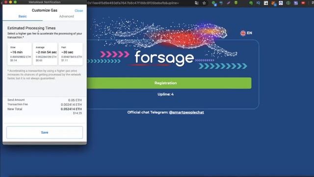 #FORSAGE Регистрация в проекте ФОРСАЖ через Metamask смотреть онлайн