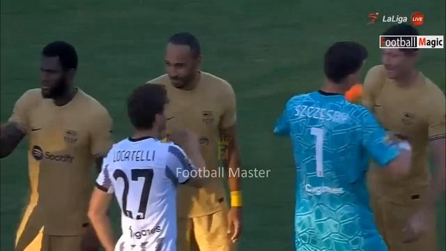 Once inicial Barcelona vs Juventus | Primera apertura de Lewandowski смотреть онлайн