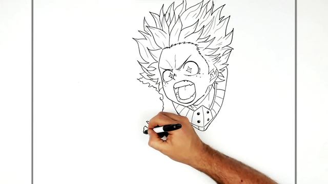 How To Draw Deku 100% Full Cowl | Step By Step | My Hero Academia смотреть онлайн