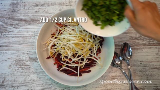 Asian Beet Salad | Asian Beet salad recipe with toasted sesame and peanut flavor смотреть онлайн