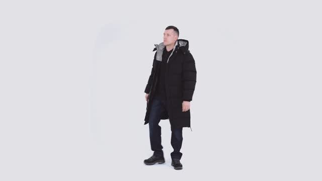 Пальто Laplanger Флойд Nordic Goose енот черный смотреть онлайн