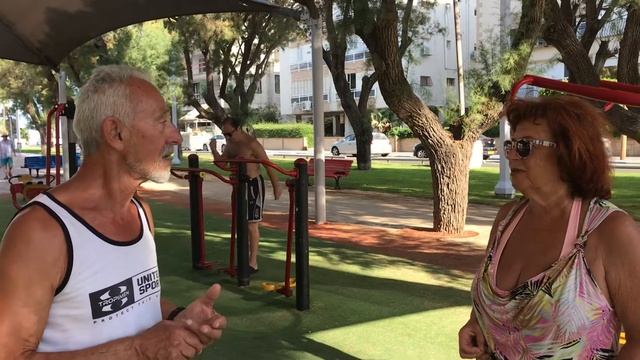 Спортивная Площадка по Дороге на Пляж. Бат Ям, Израиль. 14 июля 2019 смотреть онлайн
