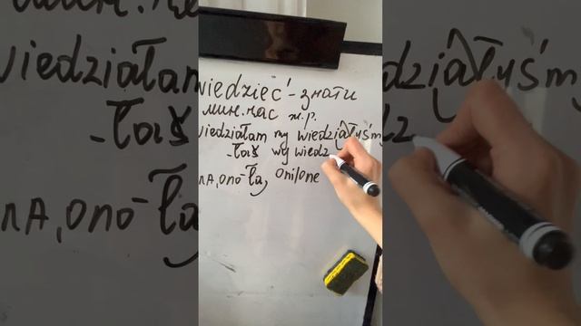 ДІЄСЛОВО WIEDZIEĆ - ЗНАТИ В ТЕПЕРІШНЬОМУ ТА МИНУЛОМУ ЧАСІ ПОЛЬСЬКОЇ МОВИ смотреть онлайн