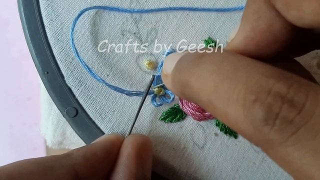 I Love You hand embroidery gift idea | DIY Roses bouquet | tutorial for beginners lesson 38 смотреть онлайн