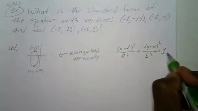 Conic Sections Ellipse Examples  (part 2 Of 2)
