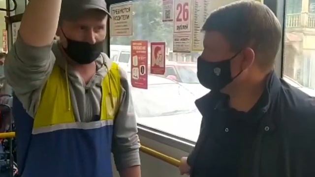 Мэр Ерёмин попросил красноярцев носить маски в автобусах и получил кучу критики. Видео смотреть онлайн