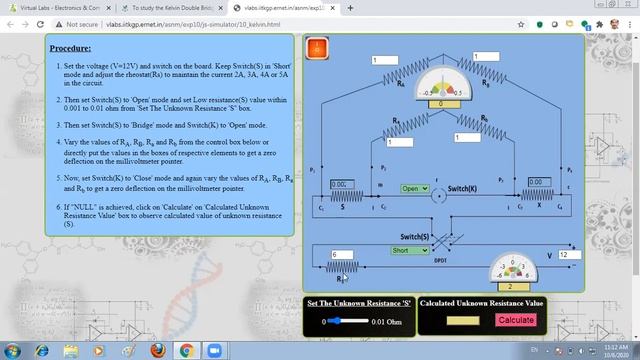 To study the Kelvin Double Bridge for Low resistance measurement смотреть онлайн