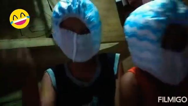 Pampers mask 😁 mask na face shield pa 😅😅 смотреть онлайн