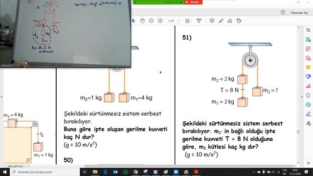 NFK 11 D SINIF14 12 2020 İP GERİLMESİ SORU ÇÖZÜMÜ смотреть онлайн