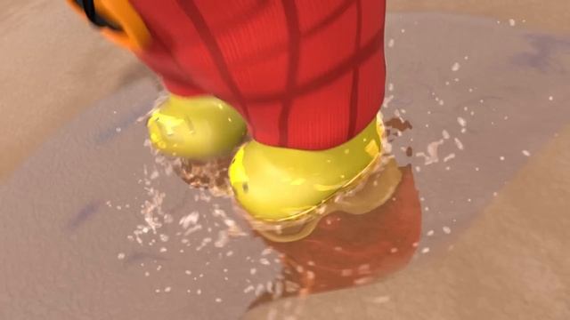 Бинг и Пандо пускают пузыри в саду! | Бинг Русском