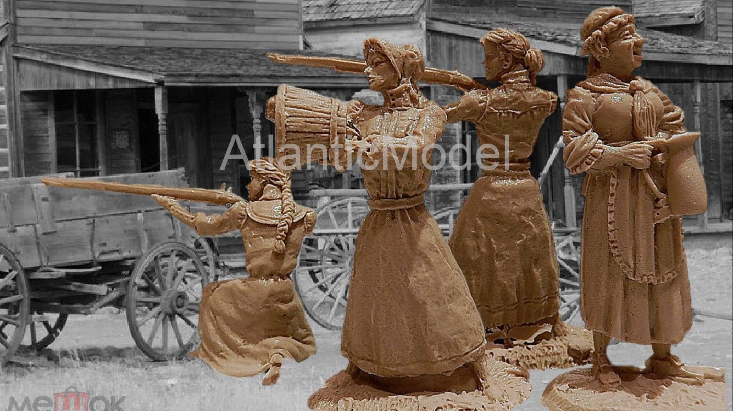 солдатики Barzso LOD Пионеры Бунсборо женщины набор 7 фигур 5 поз смотреть онлайн