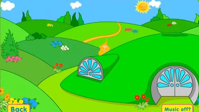 TELETUBBIES заглянуть бу Высматривают телепузиков, как они прячутся в Teletubbyland