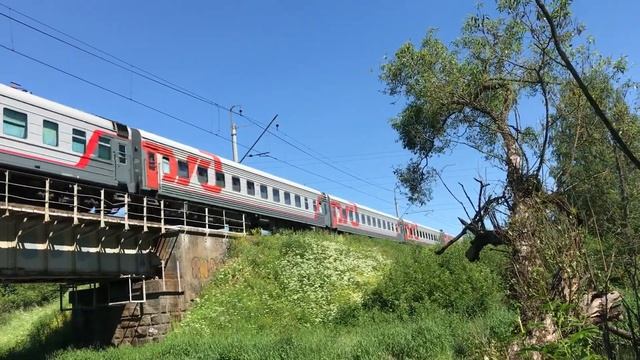 ЧС7, перегон Дачная — Алабино смотреть онлайн