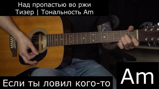 Над пропастью во ржи тизер | Тизер под акустическую гитару смотреть онлайн