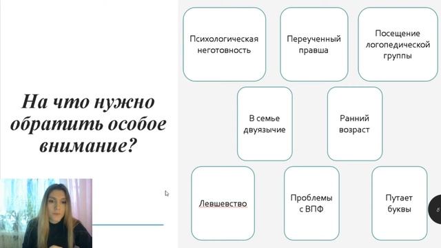 Профилактика преодоления дисграфии и дислексии у учащихся начальных классов смотреть онлайн