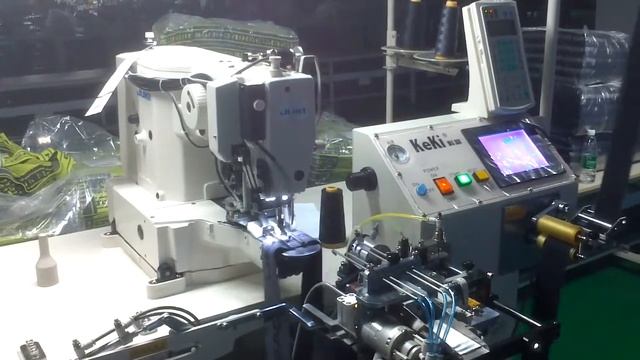 Автомат для сшивания резинки в кольцо KeKi XJ 210 Almighty High Speed Elastic Ring Robot смотреть онлайн