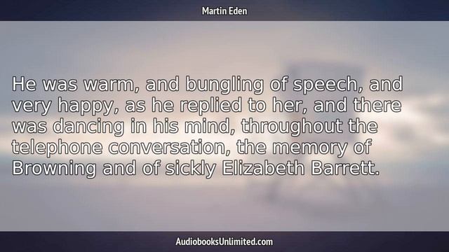 Martin Eden Audiobook Chapter 20