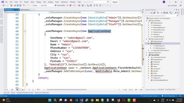 Employee Payroll Scratch Project in ASP.NET CORE | Day-1 смотреть онлайн