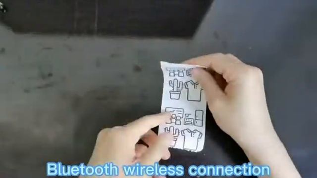 Krsmoil C9 Wireless Bluetooth BT Photo Printer смотреть онлайн