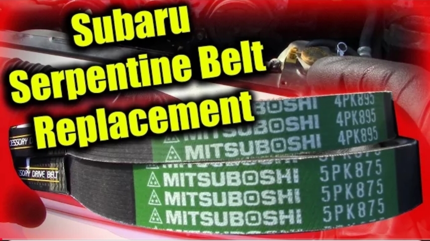 Обзор замены ремней на обычном 4-цилиндровом двигателе Subaru. смотреть онлайн