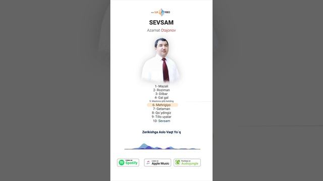 Azamat Otajonov  - Sevsam (Album)