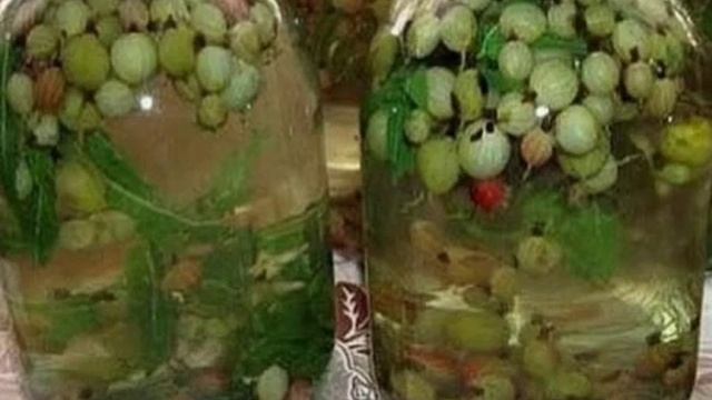 Gooseberry compote "Mojito" recipe in the descriptions смотреть онлайн