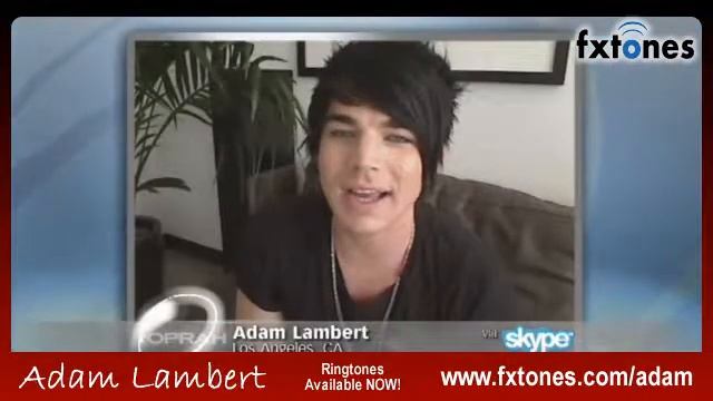 Adam Lambert on Oprah October 2009 смотреть онлайн