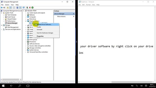 How to low Brightness in windows 10 смотреть онлайн