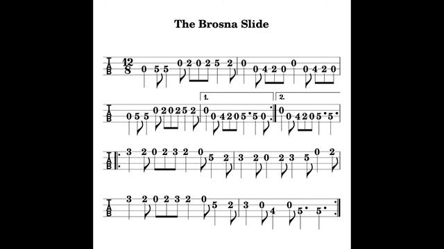 The Brosna Slide REVISITED - in G Major. Mandolin tab by Michael Gregory. Played by Aidan Crossey смотреть онлайн