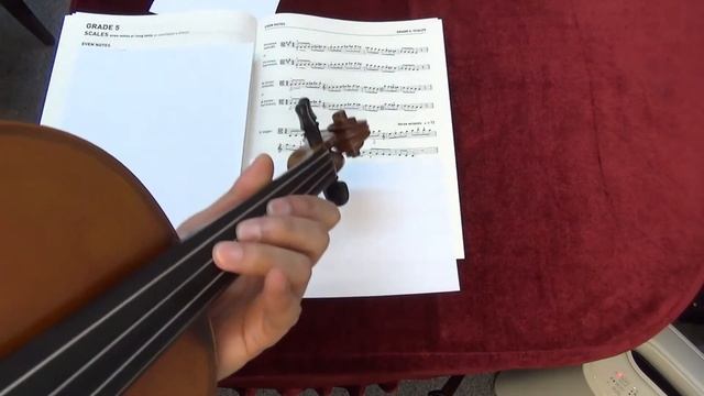 ABRSM Viola Grade 5 scales and arpeggios - C major scale смотреть онлайн