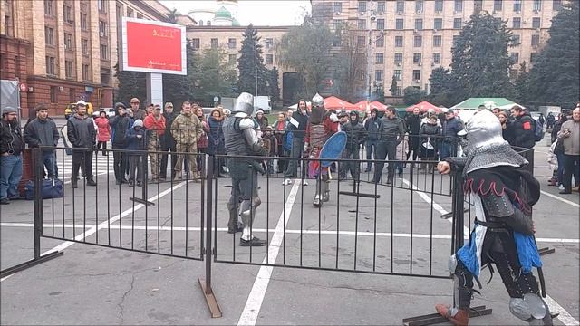Knight fights. Рыцарские бои. "Покрова Фест Дніпро" смотреть онлайн
